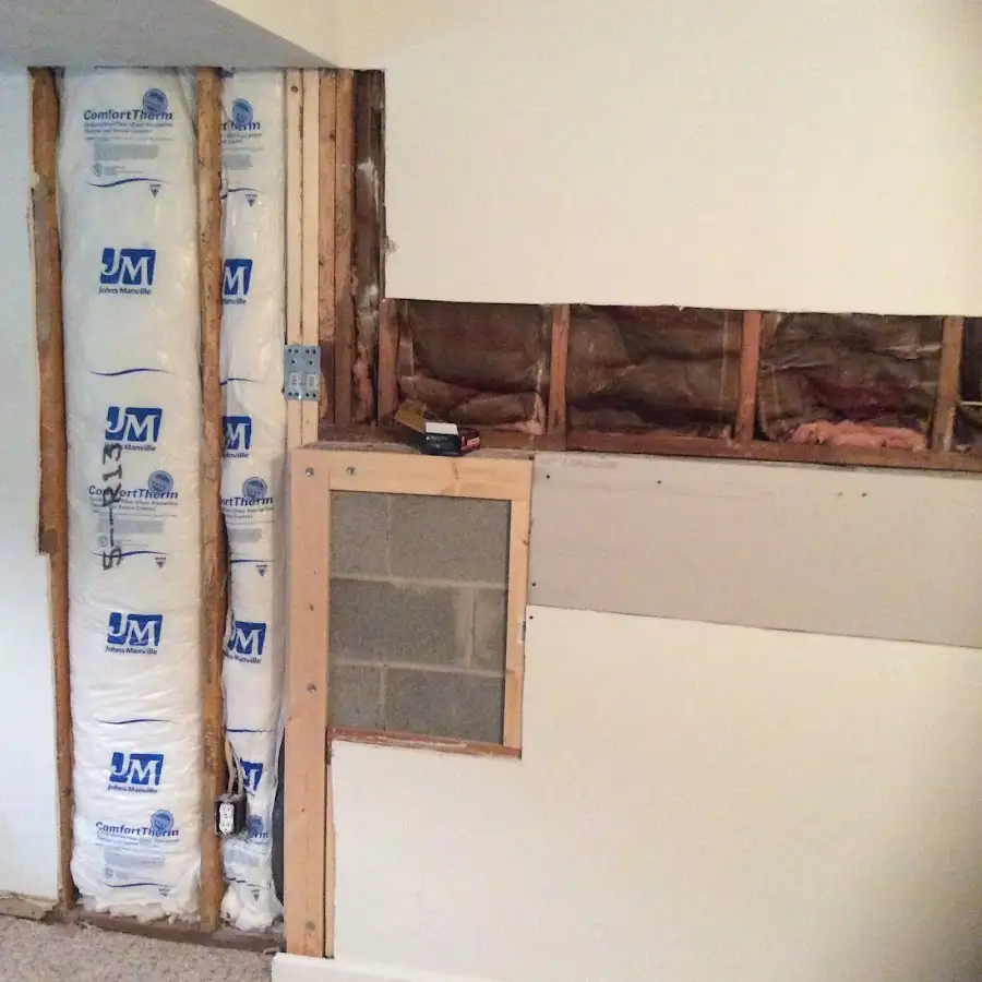 Wall insulation replacement during Odor Removal & Deodorization in Scott